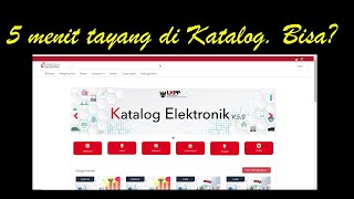 5 Menit Tayang di Katalog Bisa Tutorial Penayangan Produk Katalog Lokal [upl. by Einehpets]