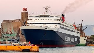 NISSOS RODOS ARRIVAL AT PIRAEUS [upl. by Eissen964]