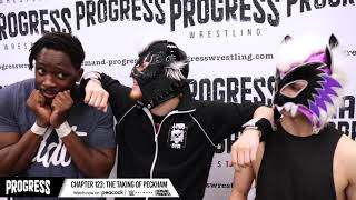 Lykos Gym amp Banks Talk Ahead of Their Matches at PROGRESS Chapter 123 [upl. by Leahcin951]