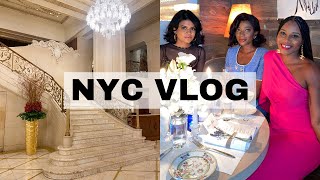 ✨ NYC VLOG Simple Makeup A Day Shopping on 5th Ave and A Stay at The Plaza Hotel ✨  MONROE STEELE [upl. by Nayra]