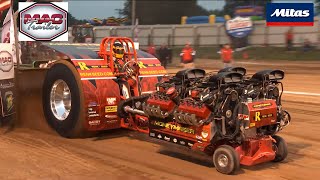 Pro Pulling League 2023 Super Modified Tractors presented by Mitas pulling at the Americas Pull [upl. by Keppel]