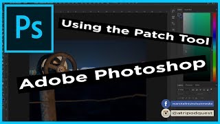 How to use the Patch Tool in Photoshop CC [upl. by Arhsub87]