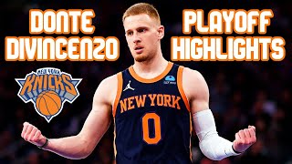 Donte DiVincenzo 2024 Playoff Highlights [upl. by Ardnekahs]