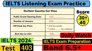 IELTS Listening Practice Test 2024 with Answers Real Exam  403 [upl. by Golden]