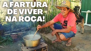 MORANDO NO SÍTIO COLHEITA DE FEIJÃO  DOCE DE BANANA TÍPICO DA ROÇA [upl. by Einnad]