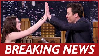 Why Anne Hathaway Covered Her Face The Inside Scoop on That Jimmy Fallon Interview Moment [upl. by Kyre]