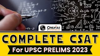 Important Message  Complete CSAT For UPSC Prelims 2023  UPSC 2023  24  OnlyIAS [upl. by Klos916]