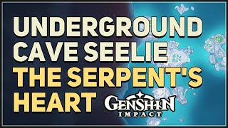 The Serpents Heart Underground Cave Seelie Genshin Impact [upl. by Neyut21]