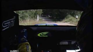 HDOnboard Petter Solberg Subaru Impreza WRC Finland Rally 2004  Ouninpohja p1 [upl. by Airahs]