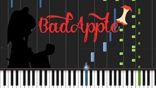 Bad Apple ft Nomico  TouHou 4  東方 Piano Cover Tutorial ♫ [upl. by Ihtak589]