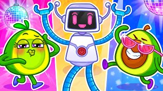 🤩 Robot Dance ChaChaCha 🤖💃 Best Kids Cartoon by Pit amp Penny Stories 🥑💖 [upl. by Leahcimrej]