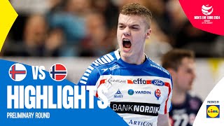 Faroe Islands just made HISTORY  Faroe Islands vs Norway  Highlights  Mens EHF EURO 2024 [upl. by Dunton493]