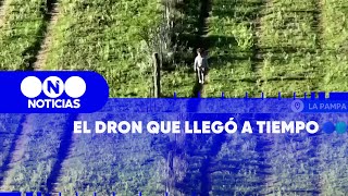 Un DRON POLICIAL encontró a una NENA PERDIDA en La Pampa  Telefe Noticias [upl. by Aihsei809]