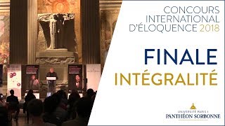 Concours international déloquence 2018  Finale version intégrale [upl. by Ber]