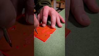 Marking Out Hinges With The 345 Hinge Marking Jig woodworking carpenter youtubecreatorcommunity [upl. by Airdnekal]