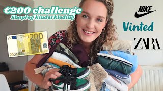 MEGA €200 KINDERKLEDING SHOPLOG CHALLENGE  WINTERKASTJES 2024  Vinted amp ZARA  Zeg maar Fem [upl. by Assilanna]