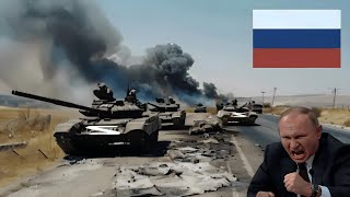 Awful Moment How a US M1 A2 ABRAMS Tank Destroyed a Russian T90sm Tank Near Avdiivka [upl. by Auqinahc]