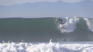 Rincon Surfing Raw  Carpinteria CA [upl. by Gniliem]