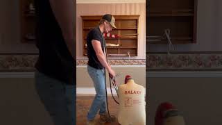 Refinishing pet stained hardwood floors satisfying diy woodworking wood staining [upl. by Dahsra]