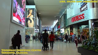 4K Walking Tour of Yorkdale Shopping Centre Luxury HighEnd Mall Toronto Canada [upl. by Antonius]