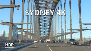 Driving Sydney 4K HDR  Morning Drive  Australia [upl. by Onilegna]