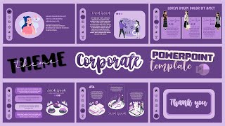 STUDY PURPLE THEME MORPH  HYPERLINK POWERPOINT PRESENTATION l PPT90 [upl. by Jadwiga816]