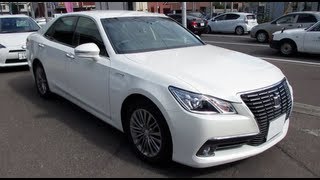 2013 New TOYOTA CROWN RoyalSaloon HYBRID  Exterior amp Interior [upl. by Adore17]