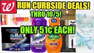 WALGREENS RUN CURBSIDE DEALS THRU 105  FINISHPALMOLIVELOREAL 51¢ EACH [upl. by Nnairrehs]