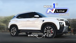 CRETA E 2024 w NLINE ALLOYS 18 Inches🇮🇳🔥 GRANDEST ModificationBose Parametric Grille 📞7977662321 [upl. by Leith]