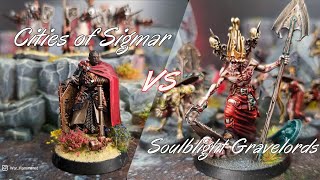 Stay for the post credits scene Cities of Sigmar Vs Soulblight Gravelords Age of Sigmar [upl. by Nreval76]