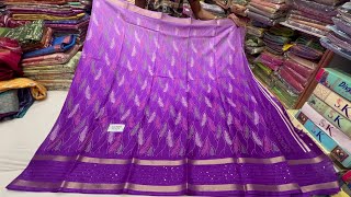 chickpet Bangalore wholesale Fancy Designer sarees  single saree courier available [upl. by Leff624]