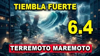 Hace instantes Poderoso Terremoto maremoto magnitud 64 acaba de generar un fuerte temblor [upl. by Adkins]