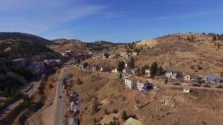 Gregory Gulch Central City Colorado Drone flyover [upl. by Eidaj]