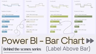 Creating Bar Chart with Labels Positioned Above Bars in Power BI  TimeLapse video [upl. by Atoiganap]