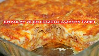 En kolay ve en lezzetli lazanya tarifi [upl. by Apostles]