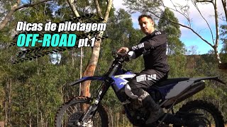 Dicas de pilotagem de motos no offroad para iniciantes  MOTOcombr [upl. by Benildis]