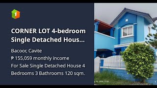 CORNER LOT 4bedroom Single Detached House For Sale in Bacoor Cavite [upl. by Dadivitan]