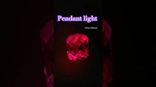 DIY paper lamp🪅 paper lanter 🏮 how to make a pendant lightDiwali festival special craft 🪔 [upl. by Ailaza215]