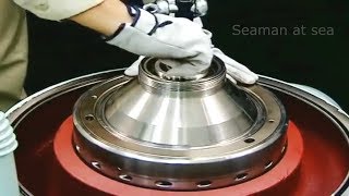 PURIFIER BOWL OVERHAULING  MITSUBISHI PURIFIER SELFJECTOR BOWL OVERHAULING PROCEDURE [upl. by Lemon35]