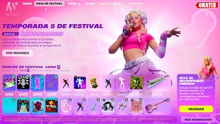 ▶️ NUEVO ¡PASE DE BATALLA de KAROL G en FORTNITE FESTIVAL 😨 Pase de Batalla GRATIS 🔥 [upl. by Cadman]