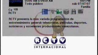 Primeras imagenes de RCTV en Directv canal 103 [upl. by Air217]