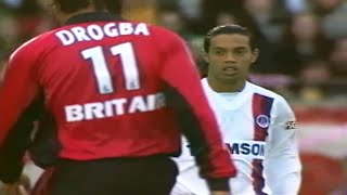 Ronaldinho amp Drogba Legendary Match In 2003 [upl. by Maiocco22]