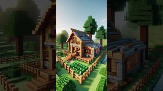 Minecraft Wooden Farm House Buildings amp Ideas [upl. by Akira]