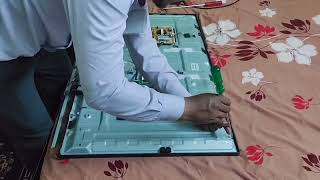 HOW TO LG LED TV  LG LED TV PANEL REPLACEMENT  LG LED PANEL  2024 [upl. by Siol]