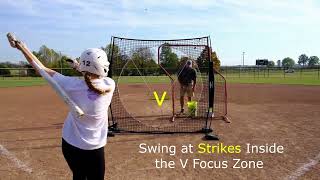 Front Toss Strike Recognition Trainer Softball [upl. by Radmilla]