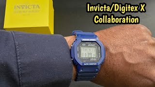 Invicta  Digitex X Digital Watch Collaboration Unboxing AC424003 [upl. by Ennayram787]