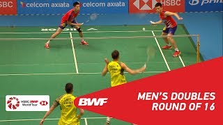 MD  LIUZHANG CHN 3 vs GOHTAN MAS  BWF 2018 [upl. by Eseryt]