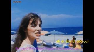 DI DOO DAH Jane Birkin with English Subtitles 3 40 [upl. by Ardnaet]