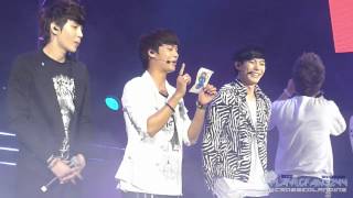 FANCAM 121013 VIXX 빅스  KCON  SPEAKING ENGLISH Introductions  Ns Speech [upl. by Lindon]