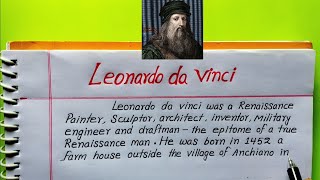 Biography Of Leonard Da Vinci  StoryProfileAutobiography Of Leonard Da Vinci [upl. by Amory]